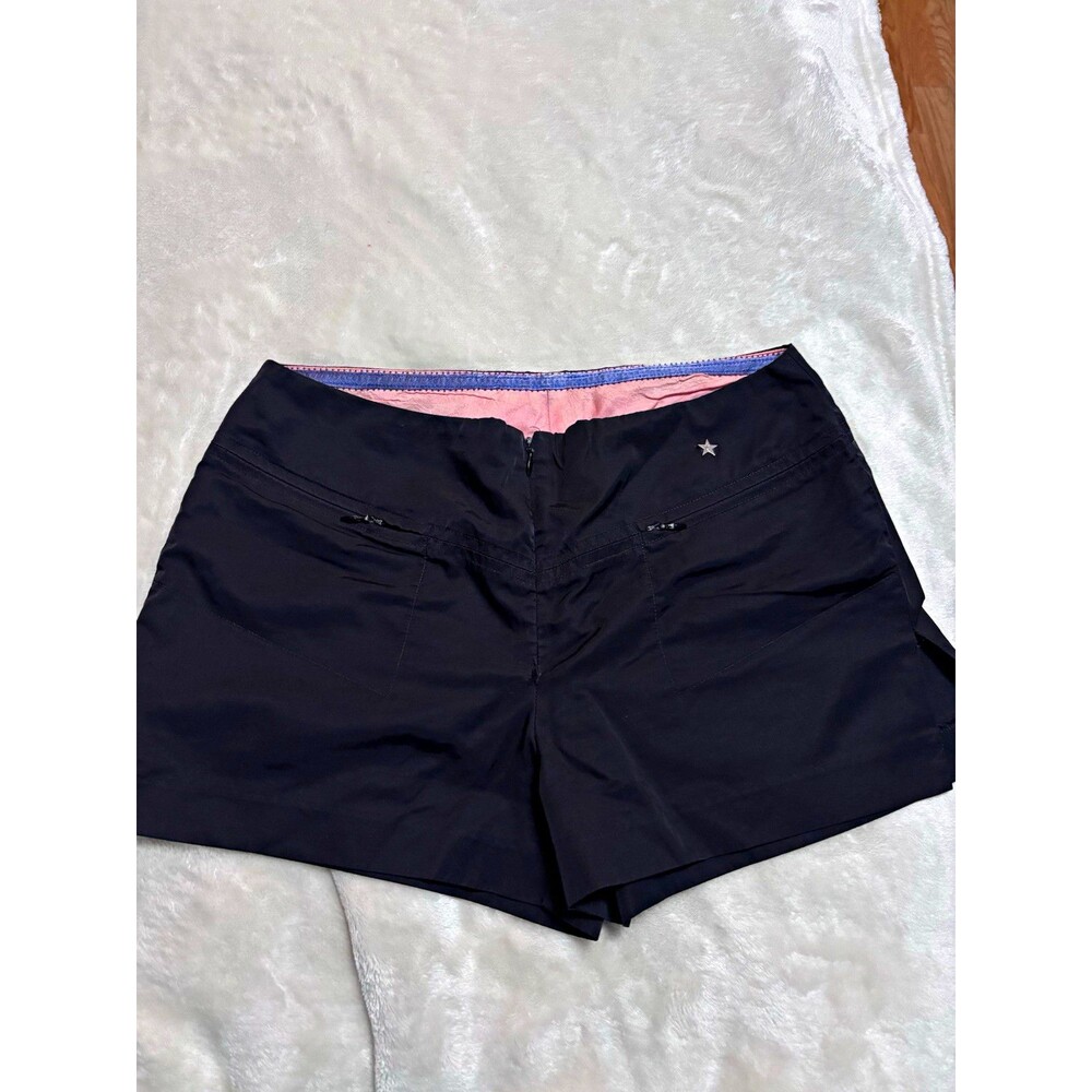 Tommy Hilfiger Women’s Juniors Size 7 Black Solid Athletic Shorts Activewear